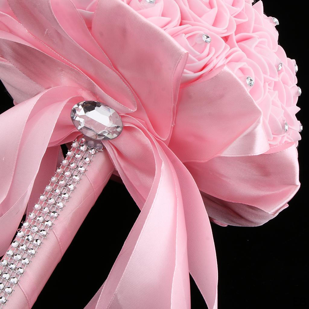 Künstlicher Strass Brautstrauß Hand