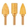 Brazed Bullet Diamond Grinding Bit for Cast Iron, 6mm Shank, 15 Polishing