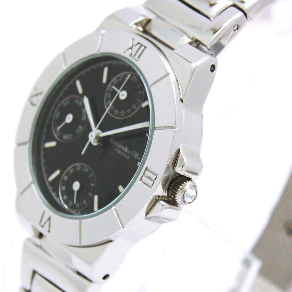 Srebrny Zegarek na Rękę Alessandra Aura AO-15000-1