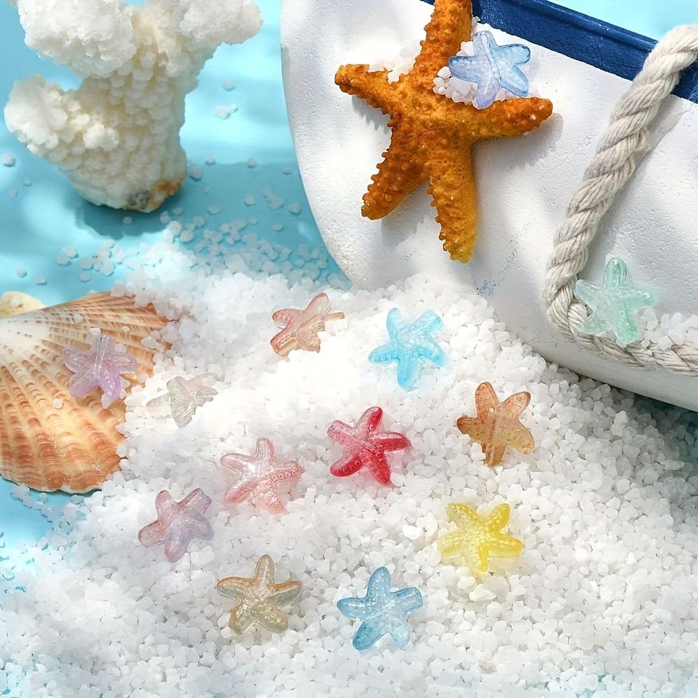 10/20/30 Stück zufällige Farbe Seestern Perle Kristallglas Tier Zhuhai Yangzhu Schmuckherstellung DIY Armband Halskette Fußkette