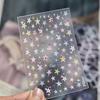 Tomoni Embossed Dopamine Nail Stickers - Colorful Modern Minimalist Star Nail Art Accessories