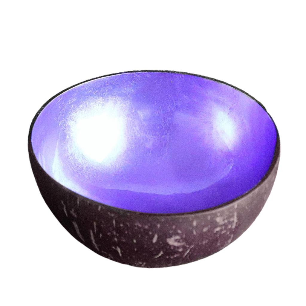 Natural Superior Coconut Bowl Splash Ink Coconut Shell Candy Storage Bowl Container Desk Ornament Creative Handicraft Decoration