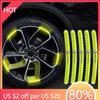 2025 Hot 5/20Pcs Reflective Strips Car Motorcycle Wheel Hub Stickers Car Styling Decal Sticker For Volkswagen VW Golf Polo Passa