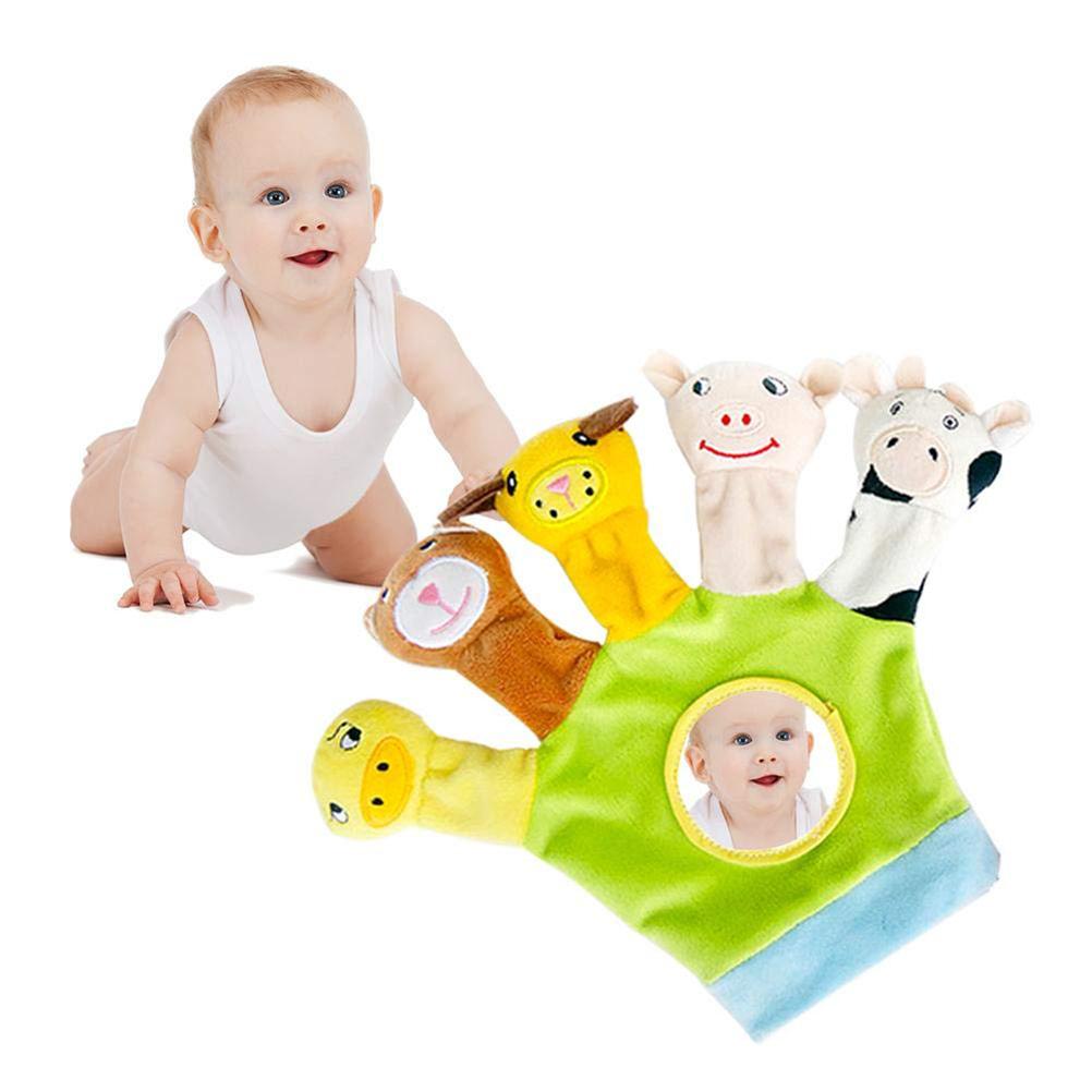 Cartoon Tier 5 Finger Plüschpuppen Handschuh Spielzeug Kinder Früherziehungsspielzeug