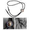 Adjustable Bolo Tie Popular Western Cowboy Teens Men Women Dance Necktie Punk Shirt Alloy Horse Head Buckle Pendant