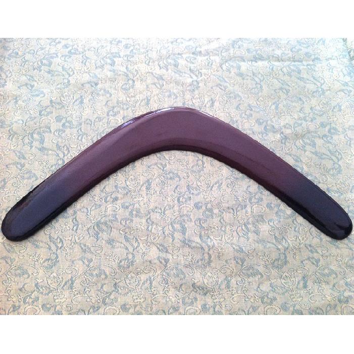 36x15cm Handmade Wooden UFO Boomerang Saucer Throw and Catch Flying Disc for Outdoor Games Lawn Toys 6