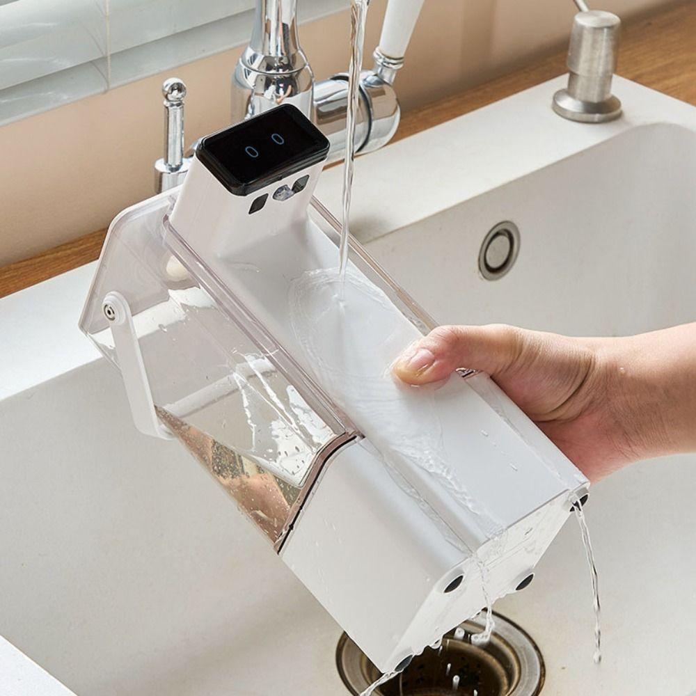 800ml Capacity Automatic Sensor Soap Dispenser Auto Sensing 1500mAh Contactless Dishwashing Liquid Machine Sensor Technology