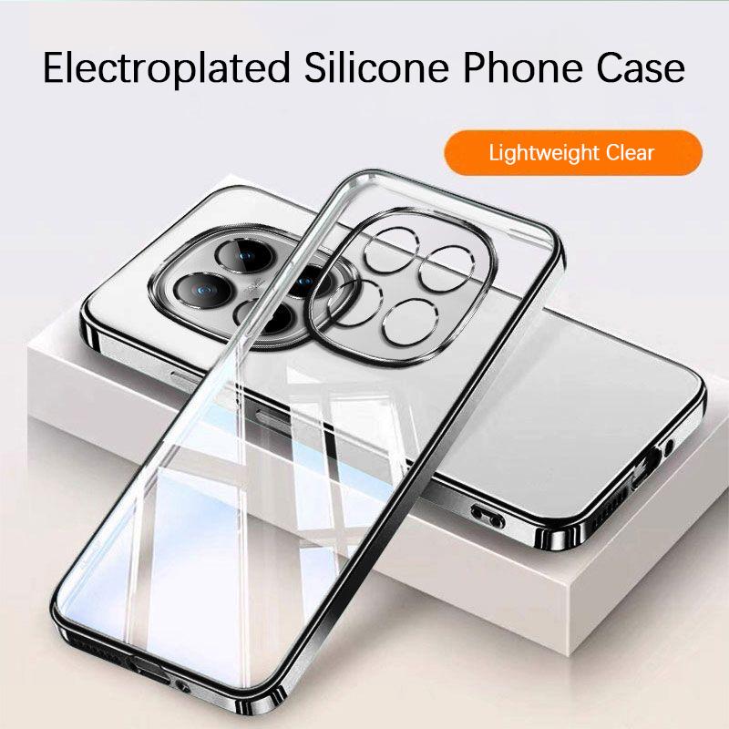 Original Plating Thin Phone Case for Redmi Note 15 Pro Plus Pro+ 15Pro 4G 5G Luxury Silicone High Qualtiy Transparent Back Cover