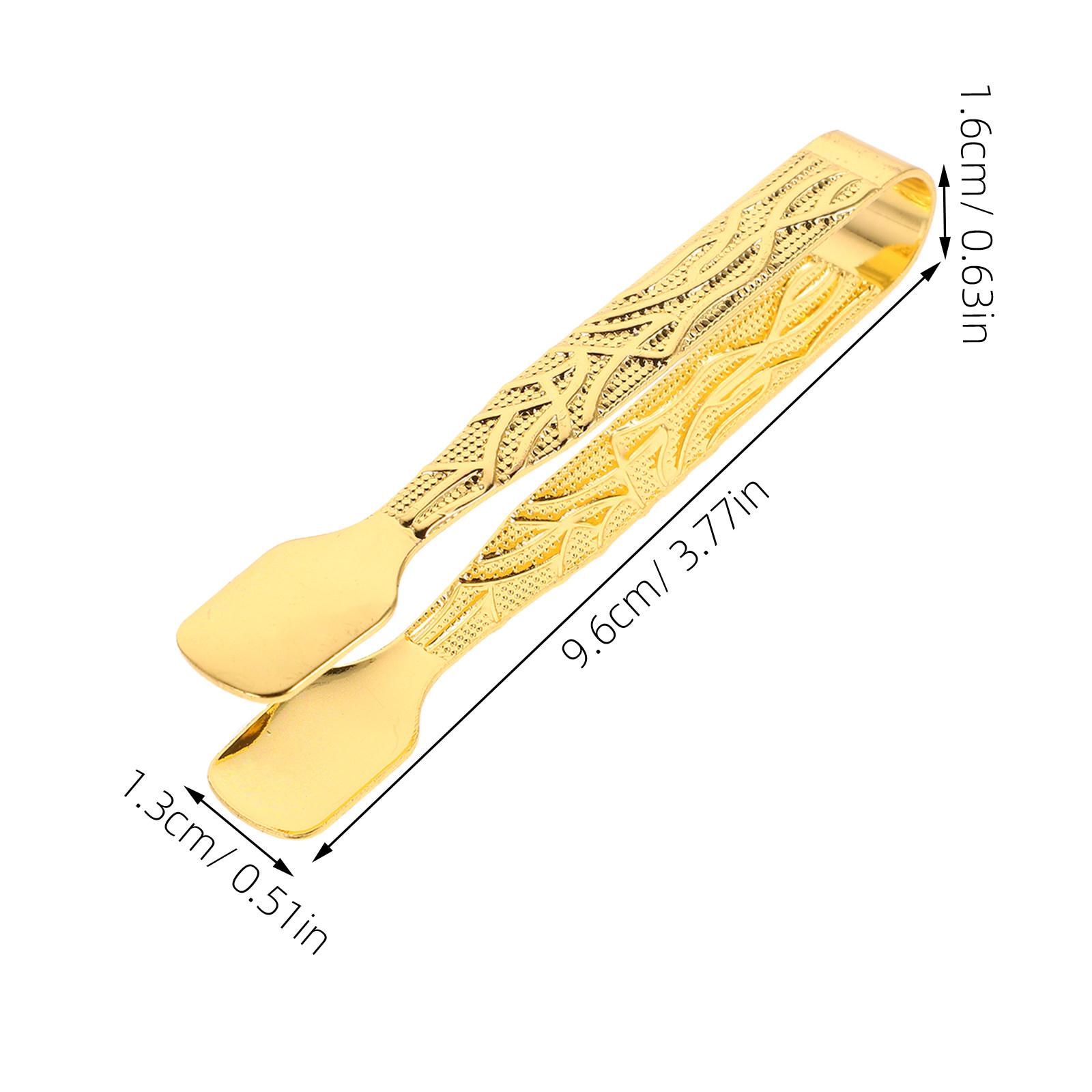 

6Pcs Incense Burner Accessories Vintage Charcoal Tongs Engraved Handles Safe Charcoal Handling Clip for Burners
