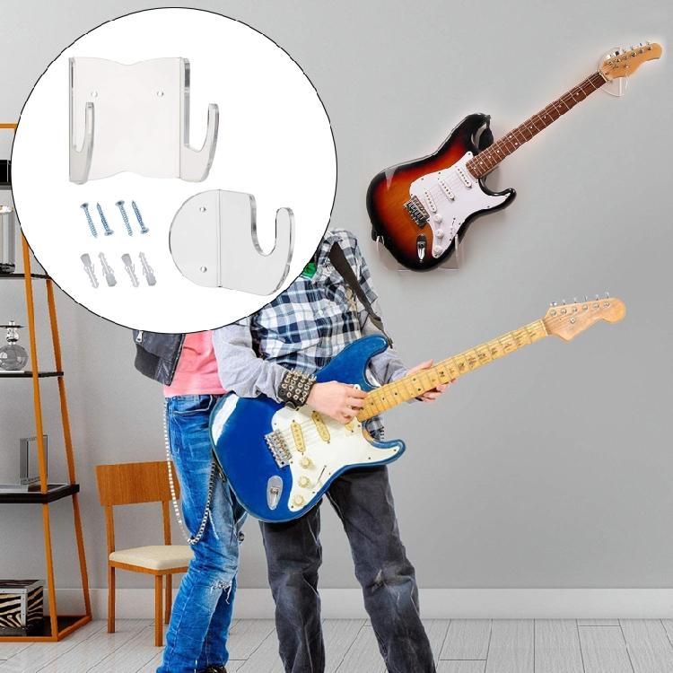 Haczyk na gitarę do montażu na ścianie dla gitar elektrycznych, akustycznych, basowych, ukulele, banjo