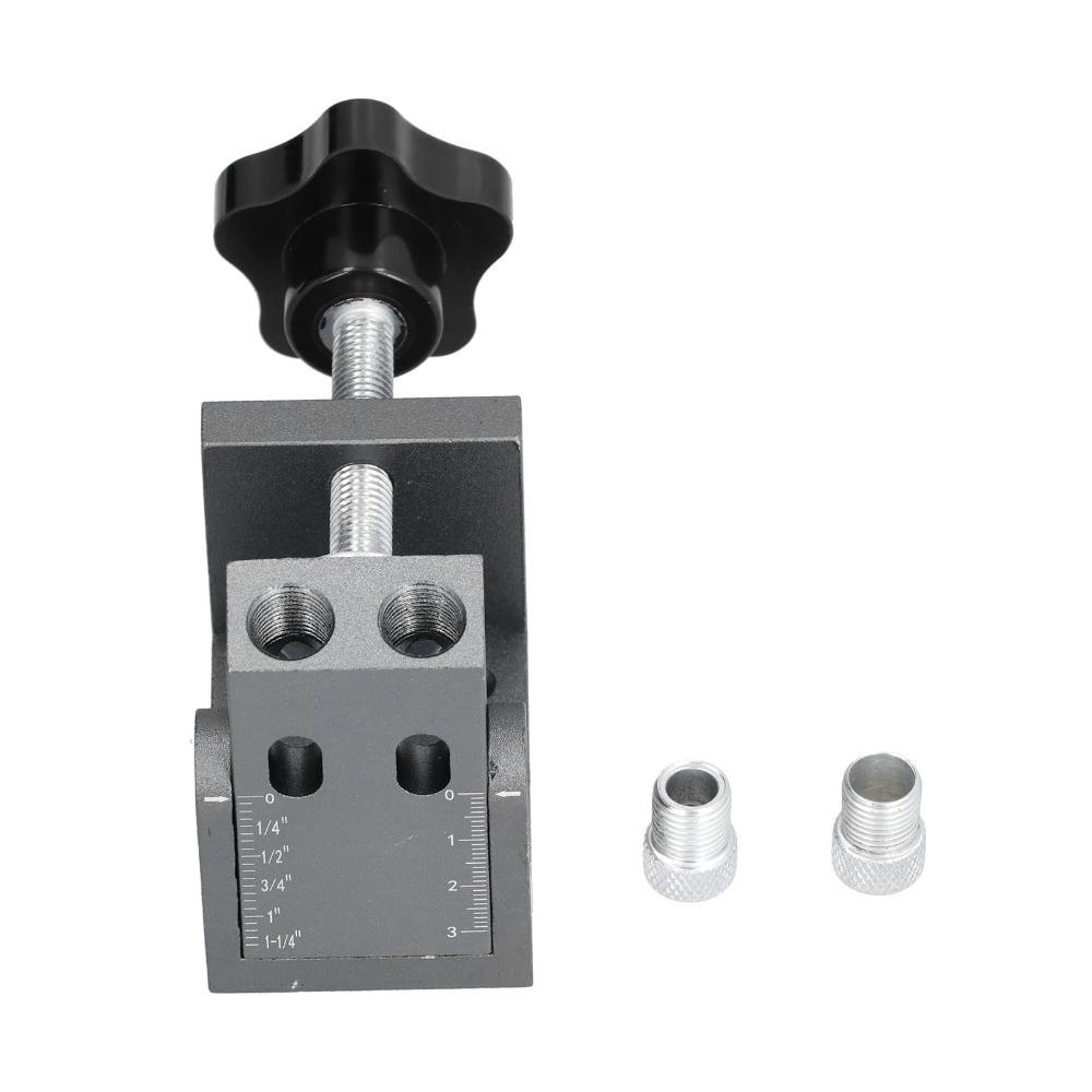 32PCS Aluminum Alloy Oblique Hole Locator 15 Degree Adjustable Drill Guide  For Drawer Wardrobe
