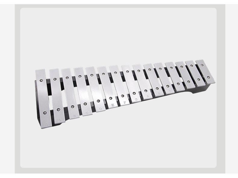 15-Tone Orff Aluminum Xylophone - Hand-Knocked Percussion Instrument for Kindergarten Performances