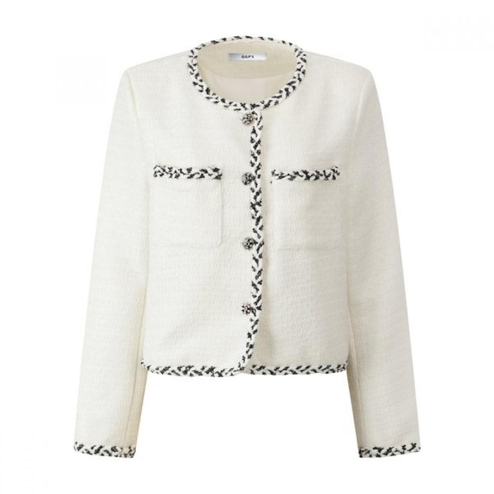 Ggpx Rope Taping Tweed Jacket  Gq3jk006f 