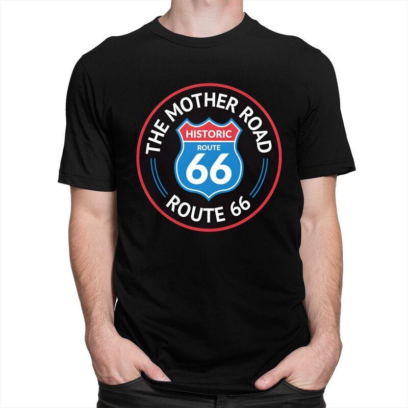 Custom Mens The Mother Road Toute 66 T Shirt Short Sleeves Cotton Tshirt Tshirt Casual Tee Loose Fit Clothing