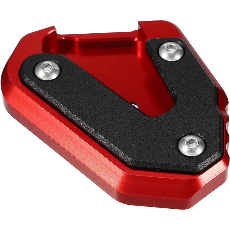 

A03Z-Side Stand Enlarger Plate Kickstand Extension Pad For GSXR600 GSX-R 600 2009- Motorcycles Accessories Red красный черный