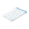 Nishikawa [Nishikawa] Bath Towel 60X120cm Washable Gauze & Pile Thin Quick Dry Lightweight Senshu Retro Animal Pattern Elephant Made In Japan Blue