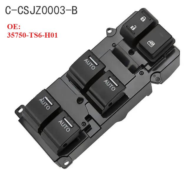 

Front Left Electric Power Window Control Switch 26 Pins four lights for Honda CR-V 2012-2015 Civic 2012-2017 Car Accessories