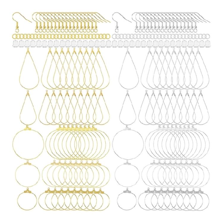 

700Pcs Permanent Iron Drop Ear Fasteners Stoppers Round Findings Organized Jewelry Crafting Factors 1
