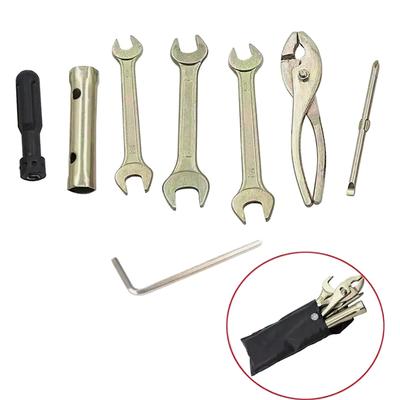 Universal Motorcycle Spark Plug Spanner Wrench Socket Tool Kit Aluminum Alloy Motorcycle Repair Tool Pliers Wrenches Screwdrive