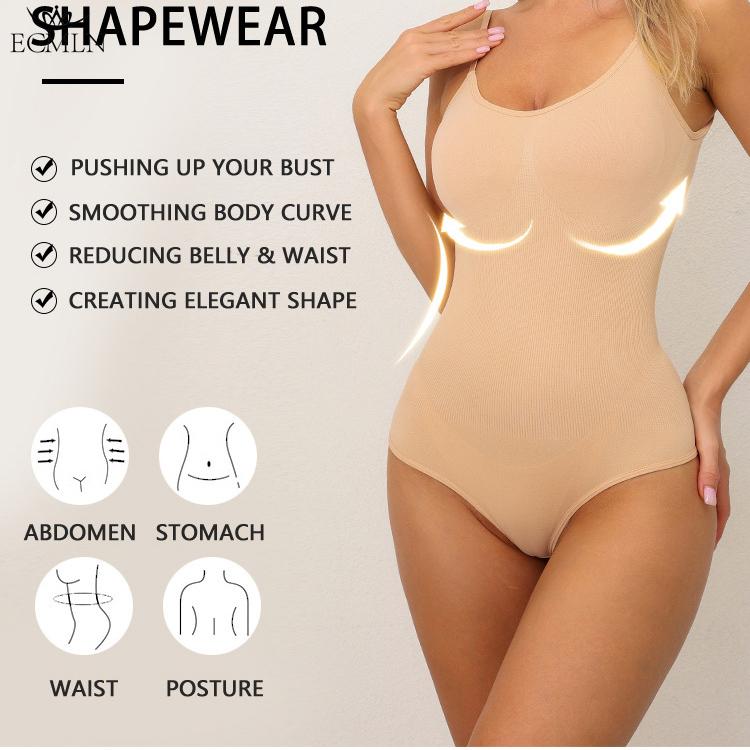 Women Thong Bodysuit Full Body Shaper Tummy Control Shapewear