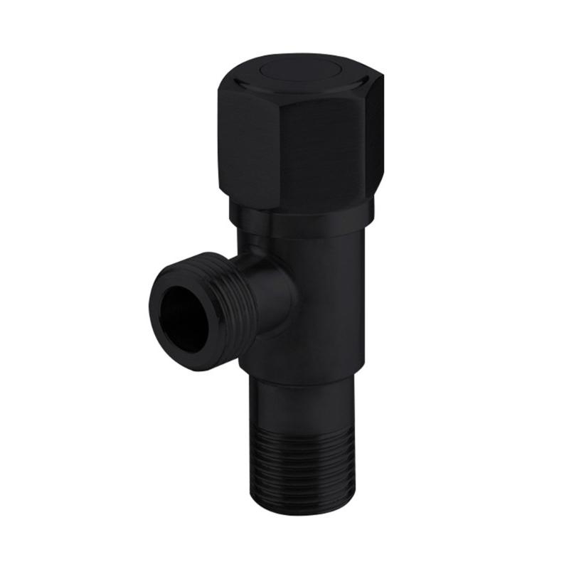 Water Shut Down Valves 1/2inch Turn Angle Stop Valves Plumbing Fitting for Hot/Cold Water Systems Easy to Install