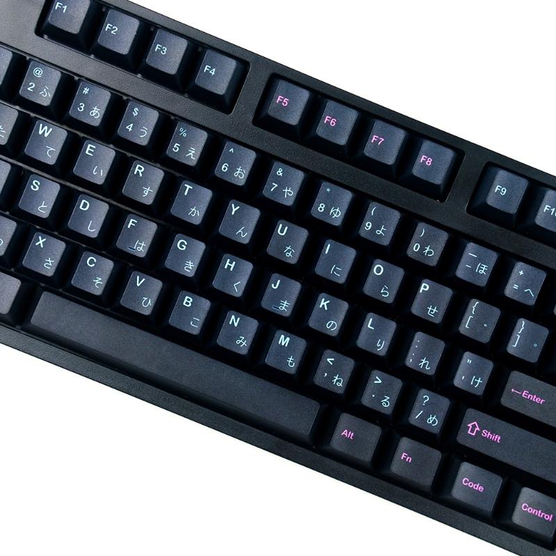Für Kreative PBT-Farbsublimations-japanische Tastenkappen 127 Stück Datei für Taste für GK61 64 84 Tkl87 98 104 MX hes N