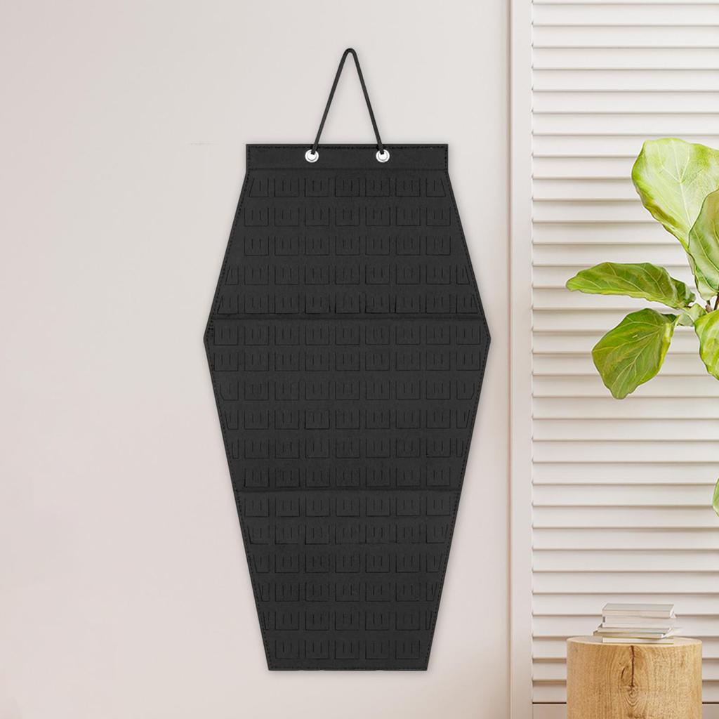 Wall Hanging Brooch Pin Display Organizer Closet Home Women Men Badge Holder