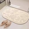 Silica Mud Plant Simple Style Soft Waterproof Floor Mat, Suitable For Kitchen Floors, Bathroom Mats And Carpets.
