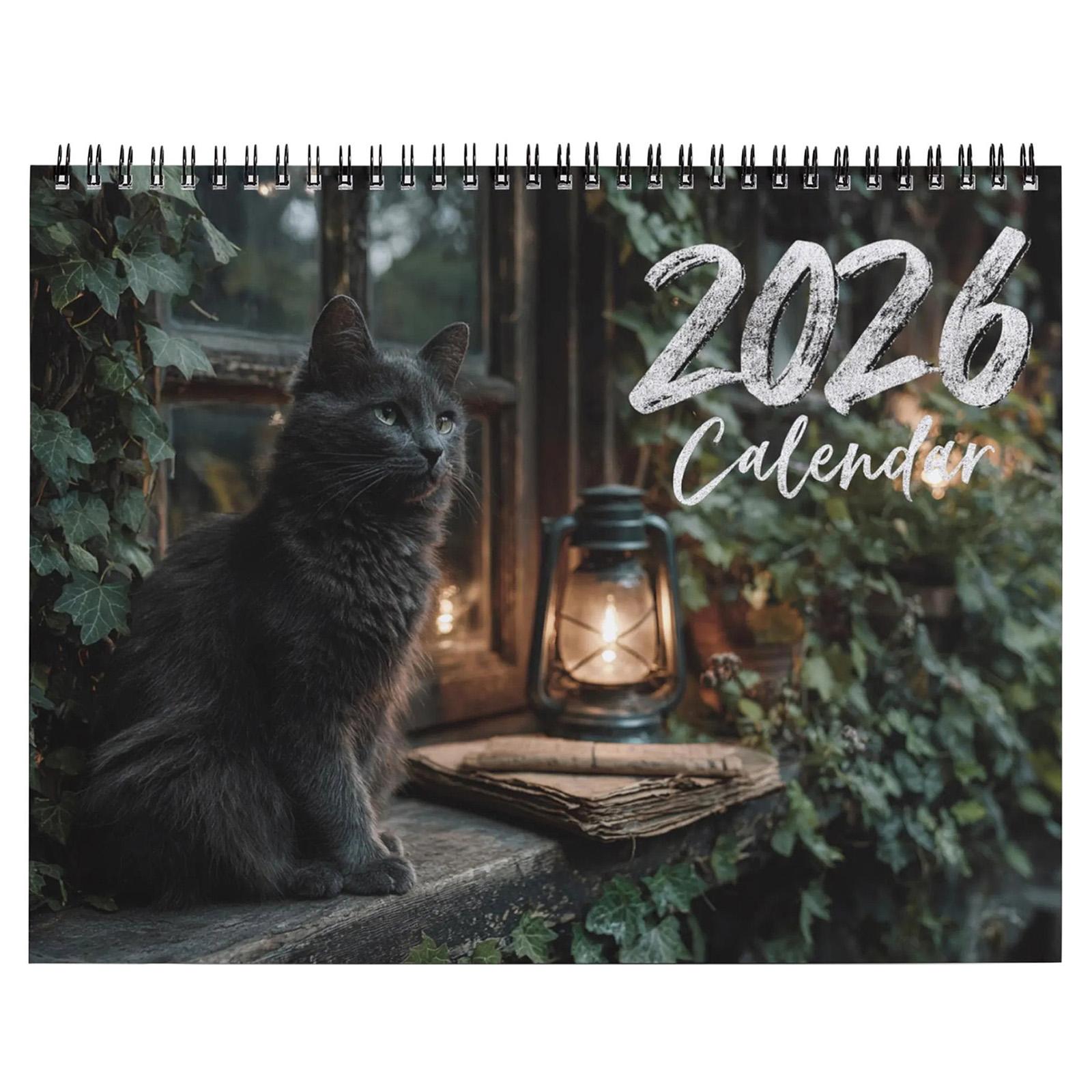 

Календар Коти, З Січня по Грудень, 12 Місяців Настінних Наліпок на Тему Коти, Підходить Для Планування у Вітальнях, Кабінетах, Офісах та Школах. One Size