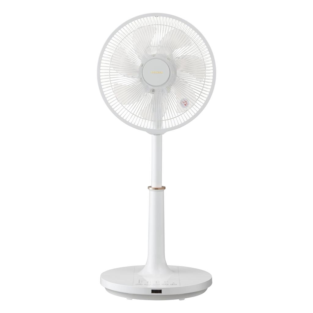 Toshiba Levende vifte DC-motor LCD-fjernkontroll Strømsparing 4 nivåer av luftstrøm utstyrt med timer barnesikringsfunksjon TF-30DL27 På/Av