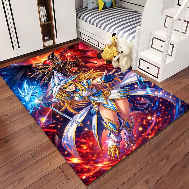 Dragon Warrior Fantasy Design Suitable As a Non-slip Mat for the Living Room or Bedroom Sofa