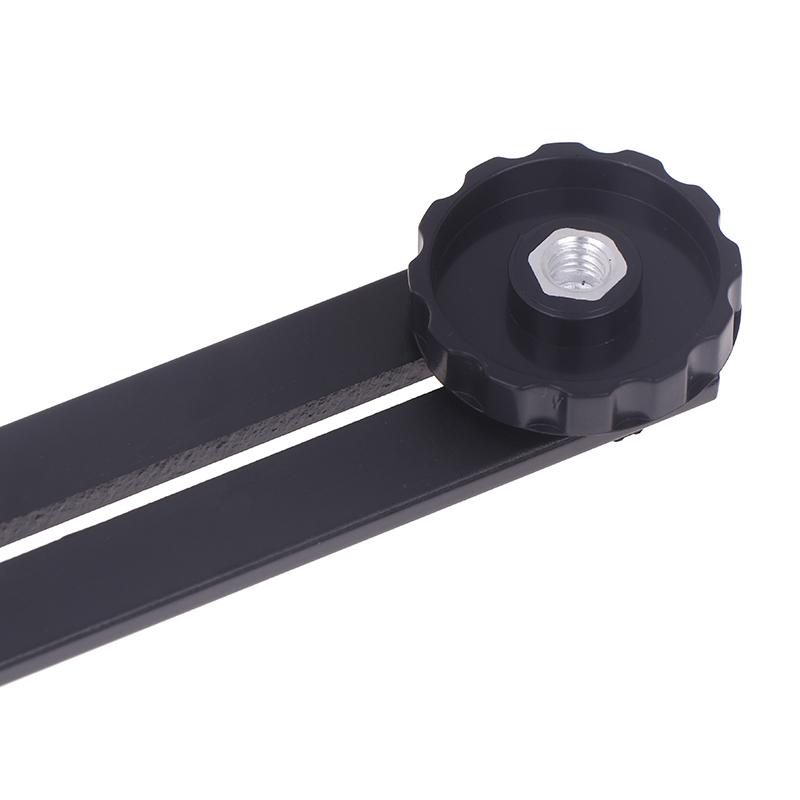 Dual Camera Mount Tripod Bracket Camera Flash Brackets Extension Bar With 1/4" Screw For Camera Dslr Led Light Stand Microphone