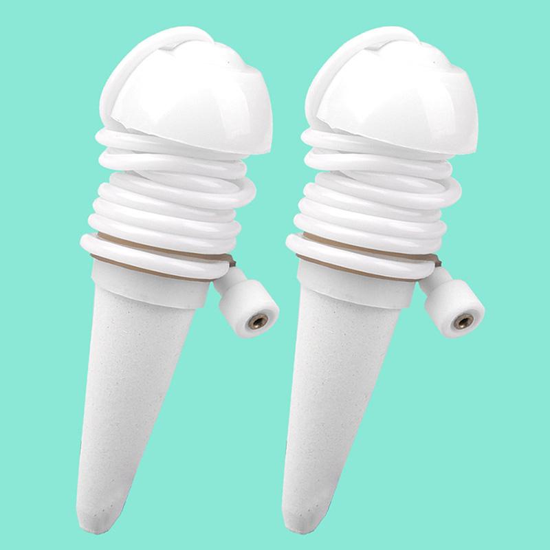4X Ceramic Self Watering Spikes Automatic Plants Drip Irrigation Watering System