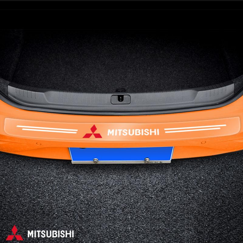 Transparenter Kofferraumemblem-Schutzaufkleber Zubehör für Mitsubishi Outlander Lancer 10 9 ASX RALLIART Eclipse L200 Pajero