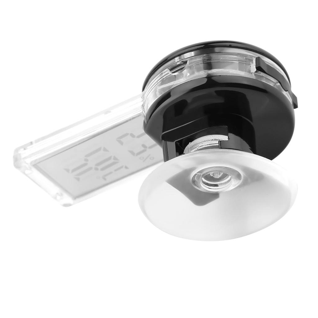 Waterproof Electronic Hygrometer Thermometer Humidity Temperature Monitor for Reptile Black