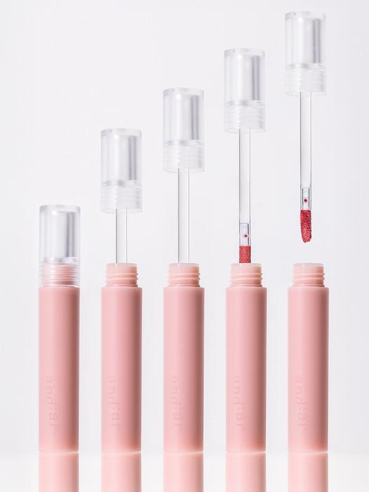 Andear [2-piece Set] More Blur Matte Lip Color 5 Colors