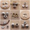 Flower Leaf Big Hole Charms Bulk Beads For Bracelet Necklace Jewelry Making Findings