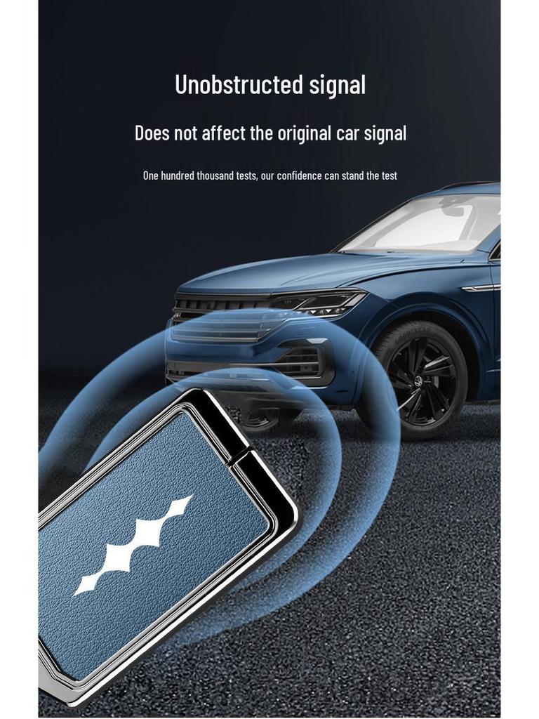 BYD Fangchengbao Metalen NFC Sleutelhanger Shell voor Leopard 5/8, Titanium 3/7 - High-End Bescherming