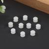 10Pcs Pulley Gear Micro Plastic Wheel White Pulley Wheel Fit Dc Motor Shaft 2Mm Toy Model