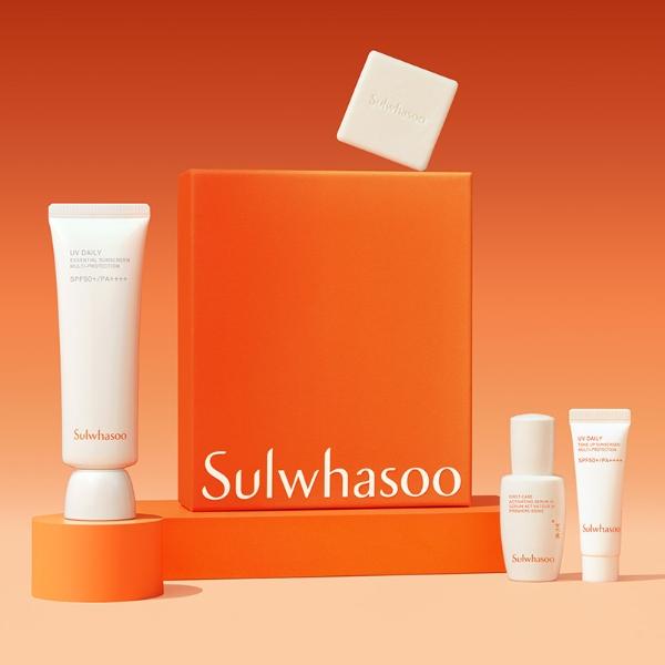 [Limited Edition Set] Sulwhasoo Sangbaek Sun Cream (50ml / 1.69 fl.oz., SPF50+ / PA++++)