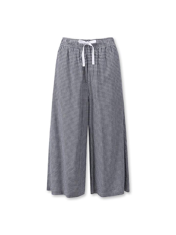 TOPTEN Women'S) Soft Seersucker Lounge 3/4 Length Pants_Msf2Ug2001