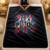 Flannel BlanketSex Pistols Warm Soft Throw Blanket for Indoor Sofa Bed Living Room Use
