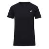 Solid Color Simple Comfortable Round Neck Short Sleeve T-Shirt Women Tops Black 2012D389-001