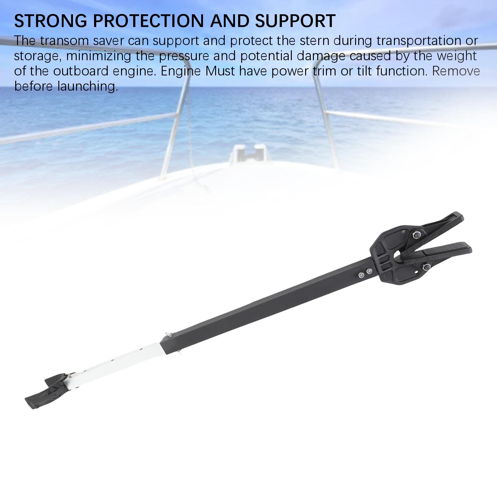 

Транцевая опора для лодки Регулируемая от 23 до 35 дюймов Сверхпрочная опора для лодочного мотора для фиксации двигателей Ролики