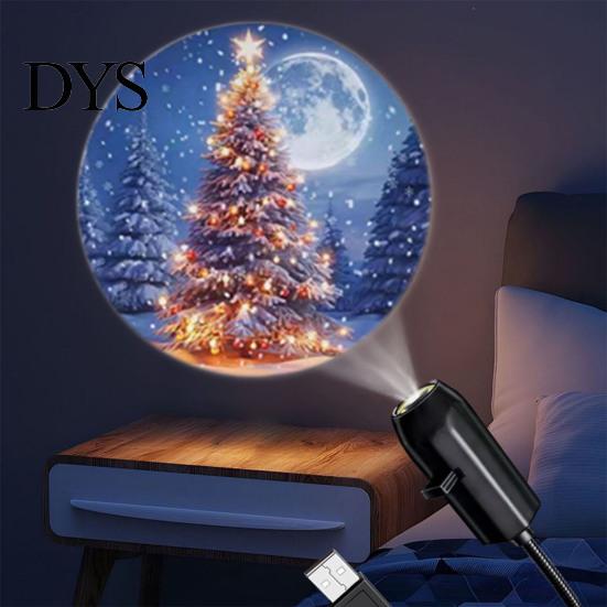 Plug-in Holiday Lights Christmas Rotating Projector Lights, Projection Light, 360 Degree Rotation Festive Light Indoor Party Lighting Projector,