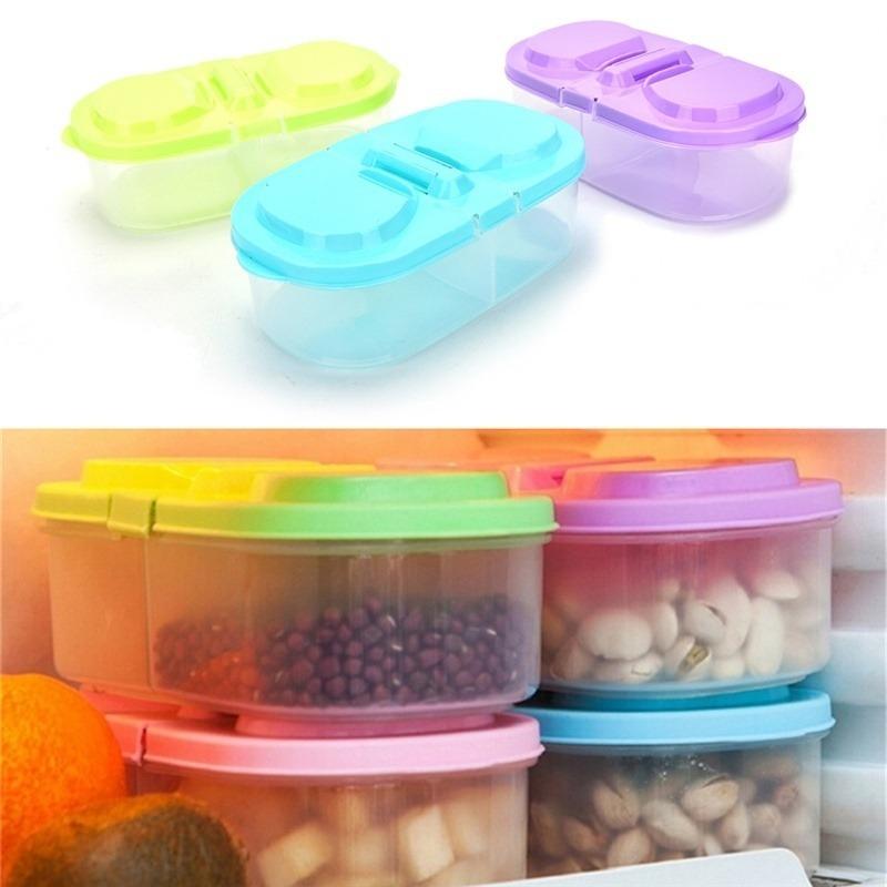 Portable Outdoor Fruit Food Lunch Box Multifunctional Kitchen Refrigerator Plastic Case Container Travel Storage Rack