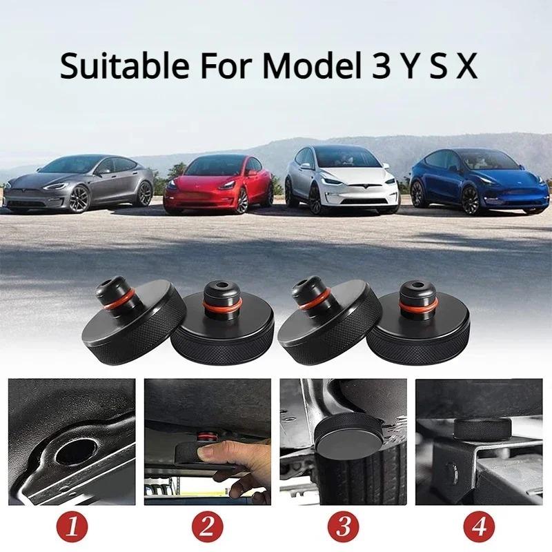 Wagenheberaufnahme für Tesla Model 3+ Gummi-Hebepunkt-Adapterwerkzeug Auto-Reifenreparaturwerkzeug für Model 3 Y S X Neues Modell Y Juniper 2025