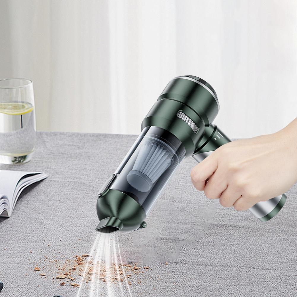 16000PA Car Vacuum Cleaner Handheld Vacuum Portable Cordless Compressed Air Duster Air Blower for Car Home Office Pet