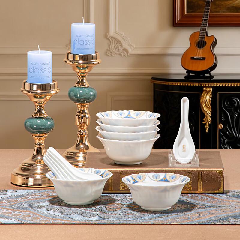 Corning VISIONS Chiffon White Jade Glass 12-Piece Dinnerware Set