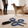 Dual Dog Leash Anti Tangling 360 degrees    Joint Shock Absorbing Night Reflective Double Ended   Pet Leash